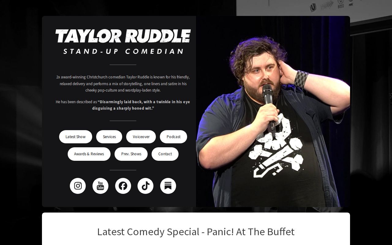 Taylor Rudd's Taylor Ruddle Stand Up Comedian